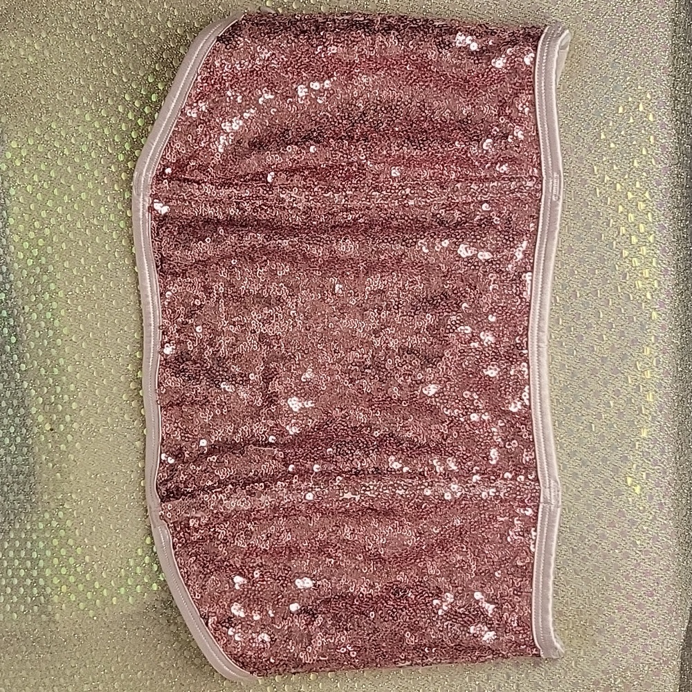 Victoria Pink Sequin Corset